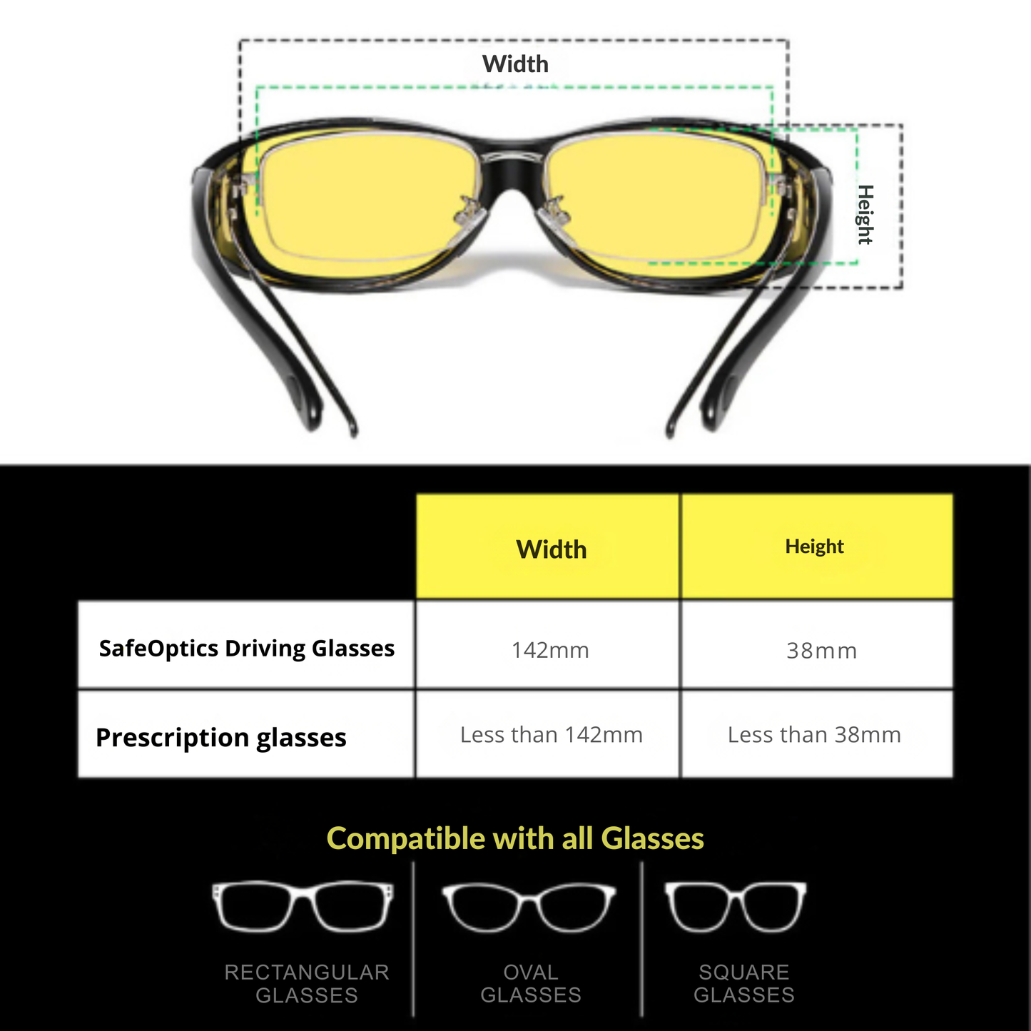 SafeOptics™ Driving Glasses